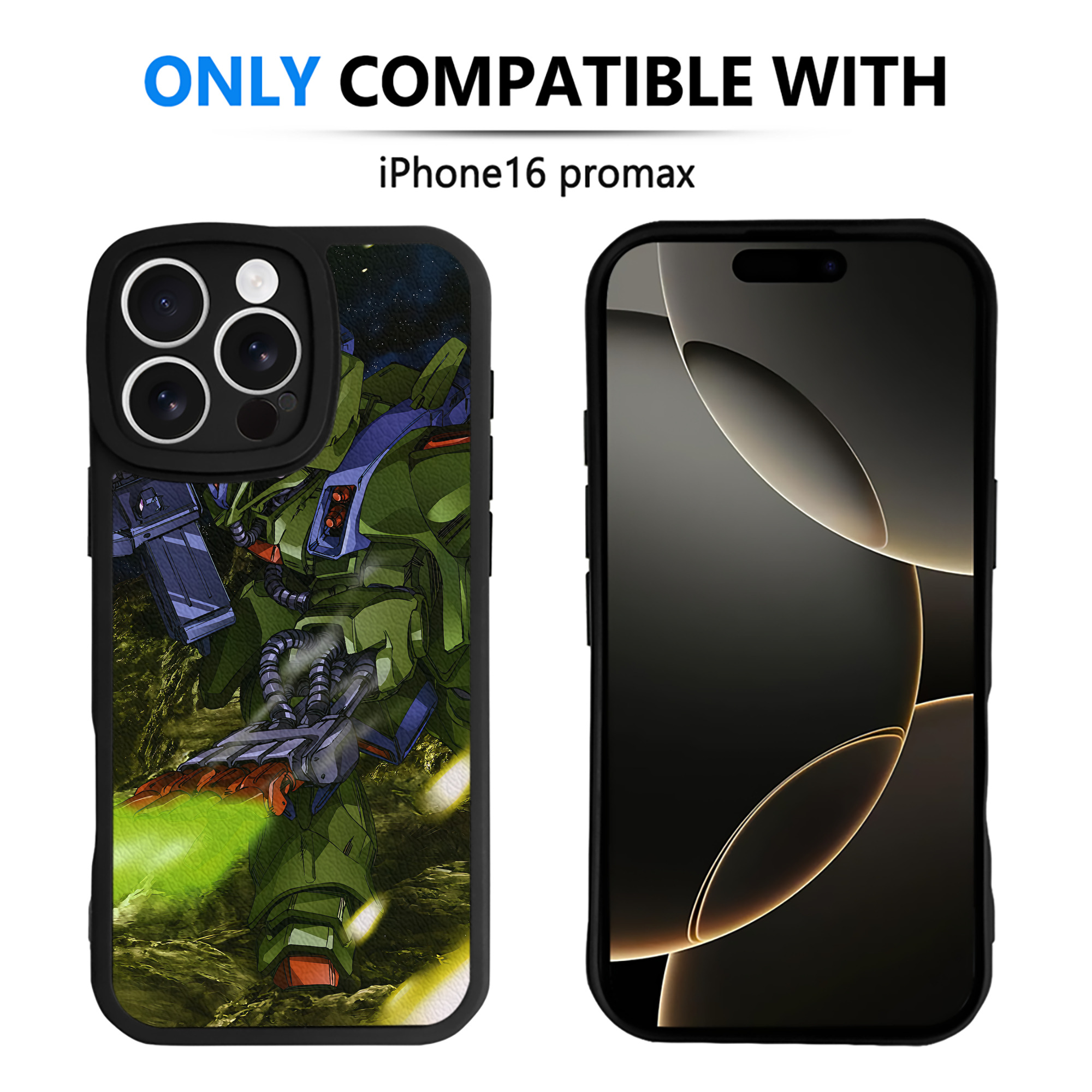 （画像用） 機動戦士ガンダム Mobile Suit Gundam 【iPhone 16シリーズ対応】シリコンスマホケース（レザー調） 材質：シリコン